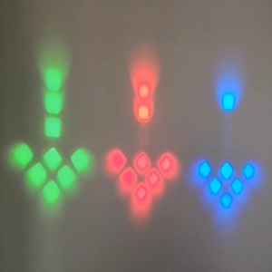 <span class=keywords><strong>Lampe</strong></span> de signalisation LED étanche <span class=keywords><strong>rouge</strong></span> à quatre points avec flèche bleue pour la sécurité des chariots élévateurs dans les chantiers - Product Image 6