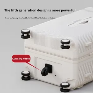 Ensemble <span class=keywords><strong>de</strong></span> <span class=keywords><strong>valises</strong></span> <span class=keywords><strong>de</strong></span> voyage en polycarbonate à roulettes, 20 pouces pour bagages à main et 28 pouces pour <span class=keywords><strong>valises</strong></span> <span class=keywords><strong>de</strong></span> voyage, vente en gros - Product Image 3