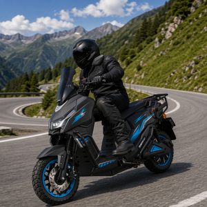 Modèle 2026 le plus récent, scooter à essence <span class=keywords><strong>50CC</strong></span> jaune et noir, Euro 5, démarrage sans clé, certifié DOT EPA, freins à disque - Product Image 5
