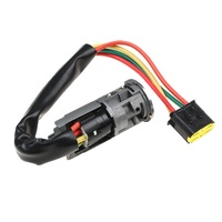 77022-96589 ZHIPEAK Clés de cylindre de barillet de serrure d'allumage pour Renault Megane Scenic Clio