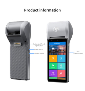 Điện thoại di động không dây NFC/4G/BLE 5.5inch màn hình lớn highperformance 4core 2G + 32G Pos 58mm Máy in hóa đơn máy cho các cửa hàng - Product Image 3