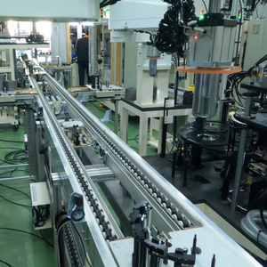 Double Speed Chain Conveyor System for Workstation Processing with Integrated Blocking Mechanism for Balanced Production Flow - Product Image 1