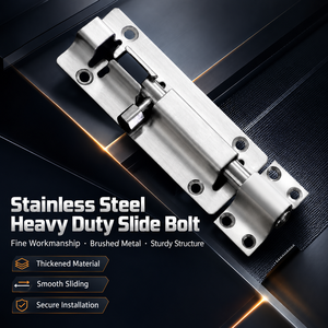 Différentes tailles 1.2 "-6" de haute qualité en acier inoxydable tour baril porte affleurante coulissante intérieure sécurité boulon serrure loquet - Product Image 5