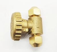Valve verte Valve de gaz Offre Spéciale Longue durée de vie Cylindre de gaz de pétrole liquéfié 3/4 pouces Valve en laiton à filetage forgé