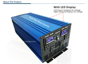 Điện tần số cao tinh khiết Sine Wave <span class=keywords><strong>Power</strong></span> <span class=keywords><strong>Inverter</strong></span> DC 12V 24V 48V để AC <span class=keywords><strong>100V</strong></span> 110V 120V 220V 230V 240V 3000 Watt 3KW 3000 W - Product Image 5
