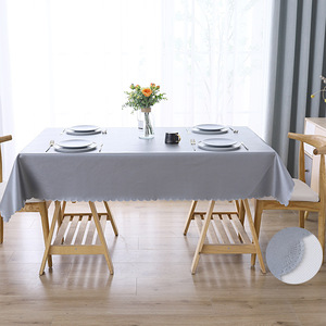 Hình Chữ Nhật Chống-Vết Bằng Chứng Khăn Trải Bàn 100% Không Thấm Nước Nhiệm Vụ Nặng Nề Dầu Chống Vết Nhựa PU Bảng Bìa Cho Nhà Bếp Ăn Uống - Product Image 2