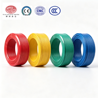 Câble électrique aérien basse tension 450V 1*1.5 mm en cuivre pur, isolé LSZH, ignifuge, série BV, vente en gros usine