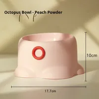Gamelle pour animaux de compagnie en PP écologique, étanche, anti-déversement, surélevée, ergonomique, avec pieds en forme de pattes d'éléphant, pour chat et chien, anti-choc, inclinée pour la protection cervicale