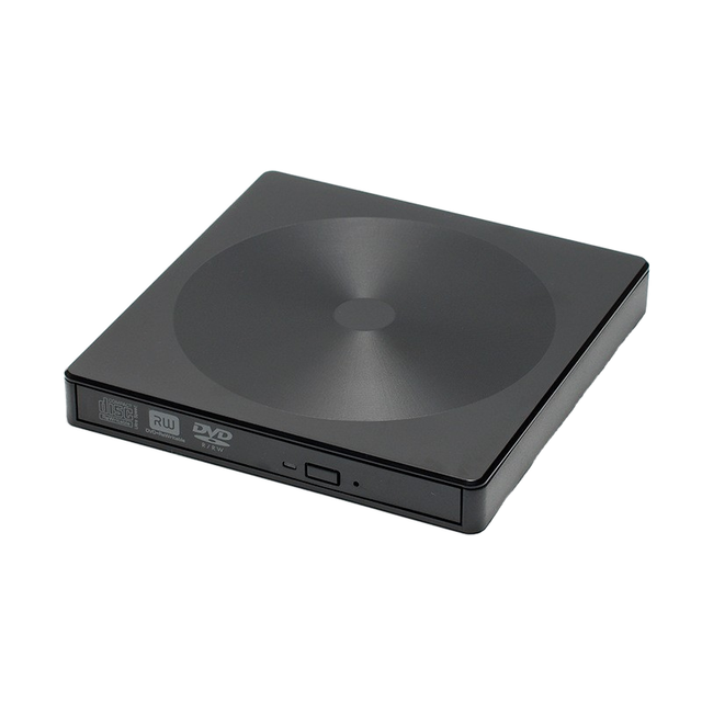 USB 3.0 Type C Tray Type External DVD Burner for Laptop with 2 USB Ports & SD/TF Card Slot 8MB Cache DVD-RW Error Correction