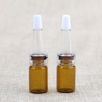 Ampoule en forme de corne, transparente, expédition gratuite, vente en gros, très populaire