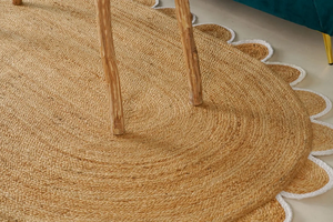 Alfombras de yute modernas hechas a mano personalizadas de alta calidad, tejidas a mano, trenzadas, de pila baja, resistentes a las arrugas, impermeables, para el hogar, sala de estar - Product Image 4