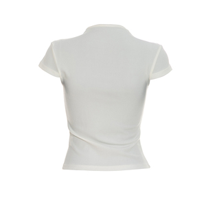 Viviblook C26TP007 Camisas de Verano para Mujer, Nueva Camiseta Casual con Aberturas y Manga Corta para Damas - Product Image 5