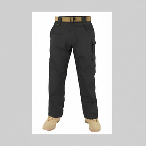 Pantalon tactique softshell imperméable léger taille mi-haute multi-poches pour la randonnée, la chasse et le printemps-automne - Product Image 1