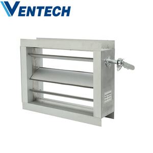 Ventech Hvac電動ボリュームコントロールダンパー24Vスクエア長方形HVACエアフローボリュームコントロールダンパー - Product Image 1