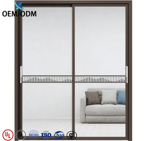 Ventana Corredera de Vidrio Templado Doble de Aluminio para Interiores y Exteriores, Insonorizada, para Casa, Hotel, Oficina, Balcón, Resistente a Huracanes, para Salón y Comedor, OEM/ODM - Product Image 4