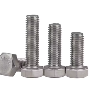 สกรูหัวหกเหลี่ยม ISO4017 ความแม่นยำสูง ผลิตจากสแตนเ<span class=keywords><strong>ล</strong></span>ส SS304 ขัดเงา ป้องกันการติดขัด สำหรับอุตสาหกรรมแปรรูปอาหารแ<span class=keywords><strong>ล</strong></span>ะอุปกรณ์ทางการแพทย์ - Product Image 2