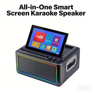 Écran tactile <span class=keywords><strong>GENCE</strong></span> 10,1 pouces pour haut-parleur KTV RGB 2x30W RMS, son puissant, lecteur multimédia, entrée auxiliaire pour la maison et l'extérieur - Product Image 2