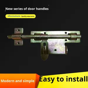 Perno de Puerta Antirrobo de Hierro Galvanizado Reforzado y Moderno de Fabricante Original, con Pestillo Engrosado y Estilo de Pestillo Ampliado Opcional - Product Image 5