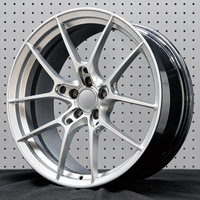 Jantes 5x114.3, jantes forgées légères, jantes de 18 à 22 pouces, finition argent poli pour BMW E90 E92 F10 Land Rover Rolls-Royce Mercedes-AMG