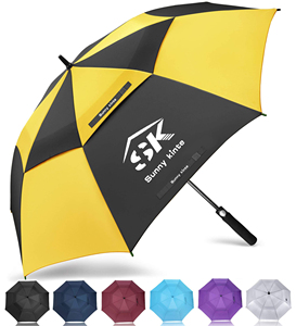 Khuyến Mãi 60-Inch Sang Trọng Chất Lượng Cao Windproof Bán Tự Động Ô Golf Với Biểu Tượng Tùy Chỉnh Mưa Ô Cho Người Lớn - Product Image 3