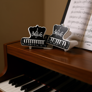 MysiG – support de partitions en plastique antidérapant, 2 pièces, pour clavier de piano, violon, livre de pratique - Product Image 2