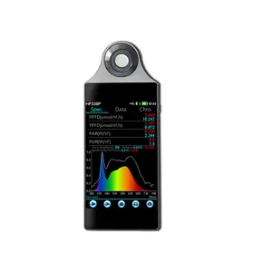Analizador de iluminancia HP330P Espectrofotómetro Medidor de iluminancia espectral de iluminación de planta de mano