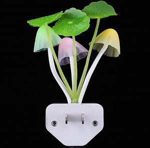Mini nhà thông minh cảm biến LED ánh sáng ban đêm màu sắc thay đổi plug-in Led nấm Giấc Mơ giường đèn - Product Image 5