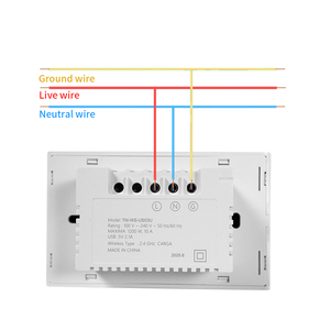 Enchufe de Pared Inteligente WiFi Estándar Estadounidense de 2 Tomas con Panel Táctil de Vidrio Templado para la Aplicación Smart Life, Control por Voz de Alexa y <span class=keywords><strong>Google</strong></span> Home - Product Image 4
