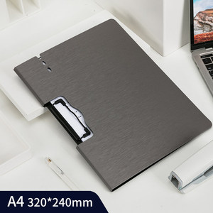Deli Folder Board A4 Double Strong Clamp Writing Board Horizontal Vertical Test Paper Holder Office Stationery - Product Image 3