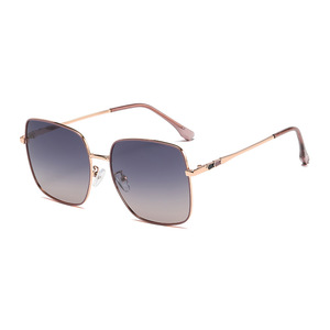 Lunettes de soleil pour femmes, rectangulaires, monture intégrale, polarisées, UV400, rétro, protection solaire, adulte, 2025 - Product Image 3