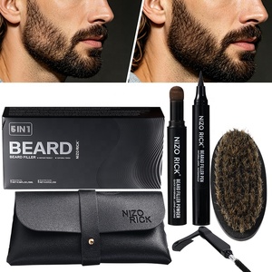 NIZORICK Kit Penna Riempitrice per <span class=keywords><strong>Barba</strong></span>, Polvere per <span class=keywords><strong>Barba</strong></span> Impermeabile, Trucco per <span class=keywords><strong>Barba</strong></span> più Spessa, Colorante per <span class=keywords><strong>Barba</strong></span> da Uomo - Product Image 1