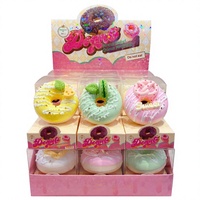 Jouet anti-stress créatif en peluche en forme de macaron, à rebond lent, mignon, style alimentaire, jouet à presser