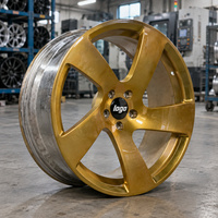 Jantes forgées RUJ OEM Svolta à 5 branches en alliage, 15-24 pouces, 5x114.3 5x120 pour Mustang, Camaro, Challenger, Charger, Corvette, CTS-V