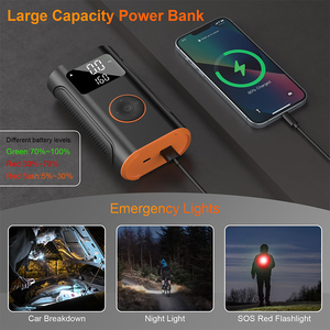 Có thể sạc lại nhiều vòi phun thay thế 150PSI tiết kiệm năng lượng weireless bán buôn với ngân hàng điện ODM chân không máy bơm không khí - Product Image 5