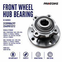 Ensemble de roulement de moyeu de roue avant OE 31209806297 et 33409813212 pour BMW Mini R60 R61 – Pièce de rechange pour réparation de châssis de roue avant