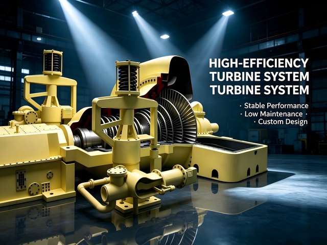 Bowzon Eco-Friendly Large-Capacity Natural Gas Condensing Steam Turbine Generator with PLC Engine Pump 15000V Output