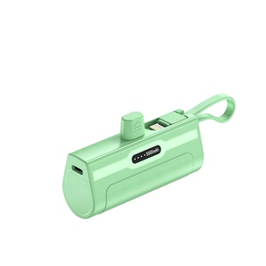 Bloc d'alimentation portable de poche 5000mAh avec câble de batterie au lithium haute capacité intégré - Product Image 4