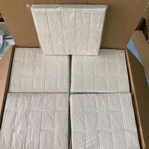 3D Brick Pattern Foam Wall Stickers 38.5x35cm Waterproof Self Adhesive Home Decoration Modern Design Rectangle Shape - Product Image 2