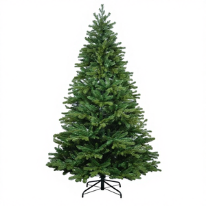 Árbol de Navidad Artificial Ecológico de PVC+PE Verde de Alta Calidad con Luces LED Integradas, Personalizado por el Fabricante, para Decoración del Hogar - Product Image 1