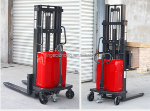 ウォーキングセミ電動フォークリフト倉庫セミオートスタッカー3mリフティング高さの電動パレットスタッカー - Product Image 6