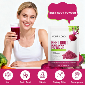 Polvo de Remolacha Natural, Suplemento Dietético <span class=keywords><strong>para</strong></span> Adultos, Apoya <span class=keywords><strong>la</strong></span> Circulación y <span class=keywords><strong>la</strong></span> Energía, Polvo Vegetal, Sabor Personalizable - Product Image 5