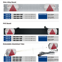 Nouvelles feux de position LED multifonctions intégrés pour plaque d'immatriculation, étanches IP65, 12V-24V, pour remorques, camions et engins de construction