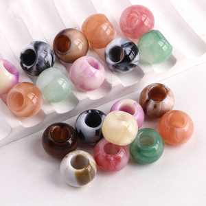 Perles rondes et perles baril à motif irrégulier <span class=keywords><strong>de</strong></span> 11,6 mm pour la fabrication <span class=keywords><strong>de</strong></span> bracelets, colliers et accessoires <span class=keywords><strong>de</strong></span> bijouterie DIY - Product Image 1