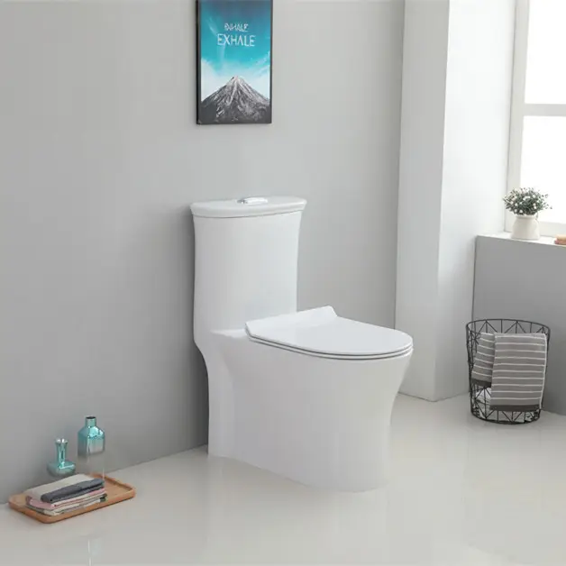 best selling bathroom fittings economical siphonic one piece water saving toilet from chaozhou manufacturer