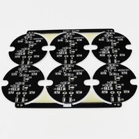 Surface HAL matérielle noire simple face de carte PCB FR4 pour la position avant de position arrière de marqueur latéral de dégagement de lumière de LED d'automobile