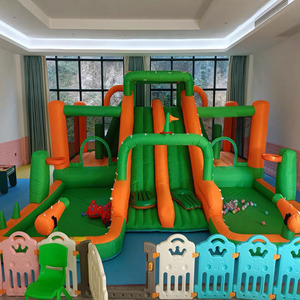 Inflatable Bouncer trượt nước 2025 mùa hè thư bị trả lại lâu đài bouncy giá rẻ nảy nhà Combo Inflatable nhảy lâu đài ngoài trời - Product Image 3