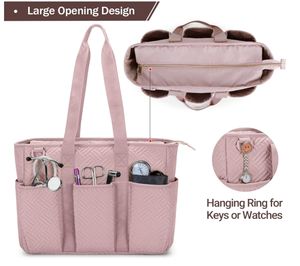 Bolsa de mano de enfermera <span class=keywords><strong>para</strong></span> <span class=keywords><strong>estudiantes</strong></span> de enfermería y trabajadores de salud en el hogar Bolsa clínica práctica <span class=keywords><strong>para</strong></span> personal de trabajo de enfermera - Product Image 4