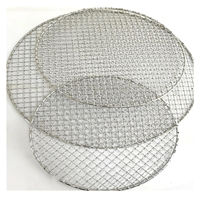 Grille de barbecue en acier inoxydable 304 soudée, personnalisable, grande plaque de cuisson en treillis métallique pour charbon de bois