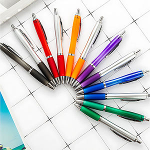 Nouveaux styles 2024 – Stylo bille promotionnel en forme de gourde, personnalisable avec logo, papeterie multicolore, encre noire, impression de logo publicitaire - Product Image 1