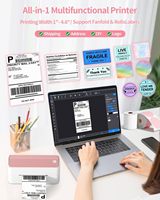 Phomemo PM241-BT Printer termal Desktop 4x6 mesin cetak Label pengiriman tanpa tinta stiker Label perekat biaya pengiriman
